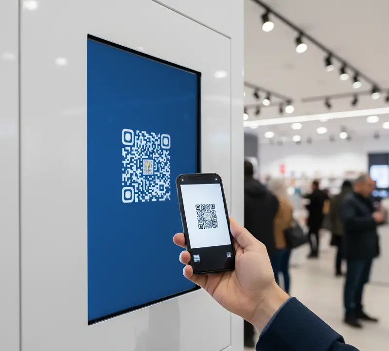 نظرسنجی با اسکن QR کد